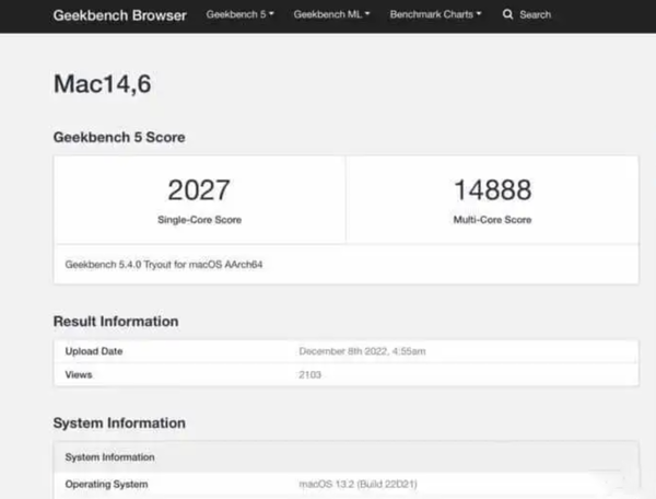 新MacBook Pro要来?M2 Max跑分已泄露!