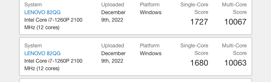 英特尔新一代移动处理器 i7-1360P 曝光