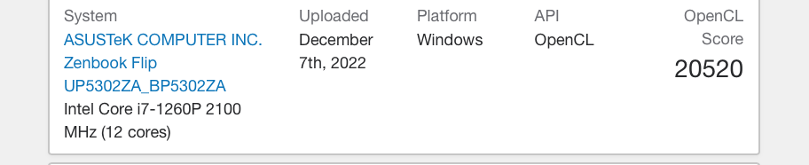 英特尔新一代移动处理器 i7-1360P 曝光