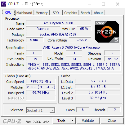 AMD锐龙7000非X系处理器现身:6-12核,65W TDP